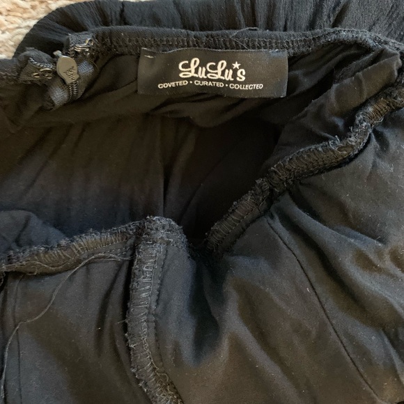 Black low back romper - Picture 6 of 8